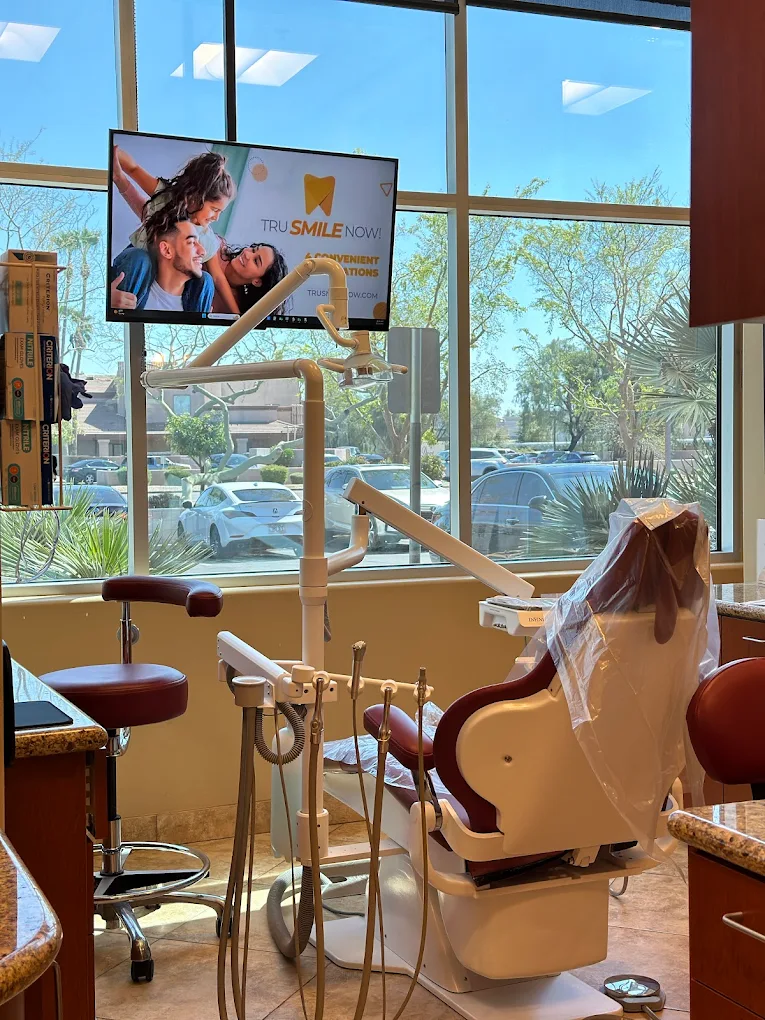 Bright operatory with window view